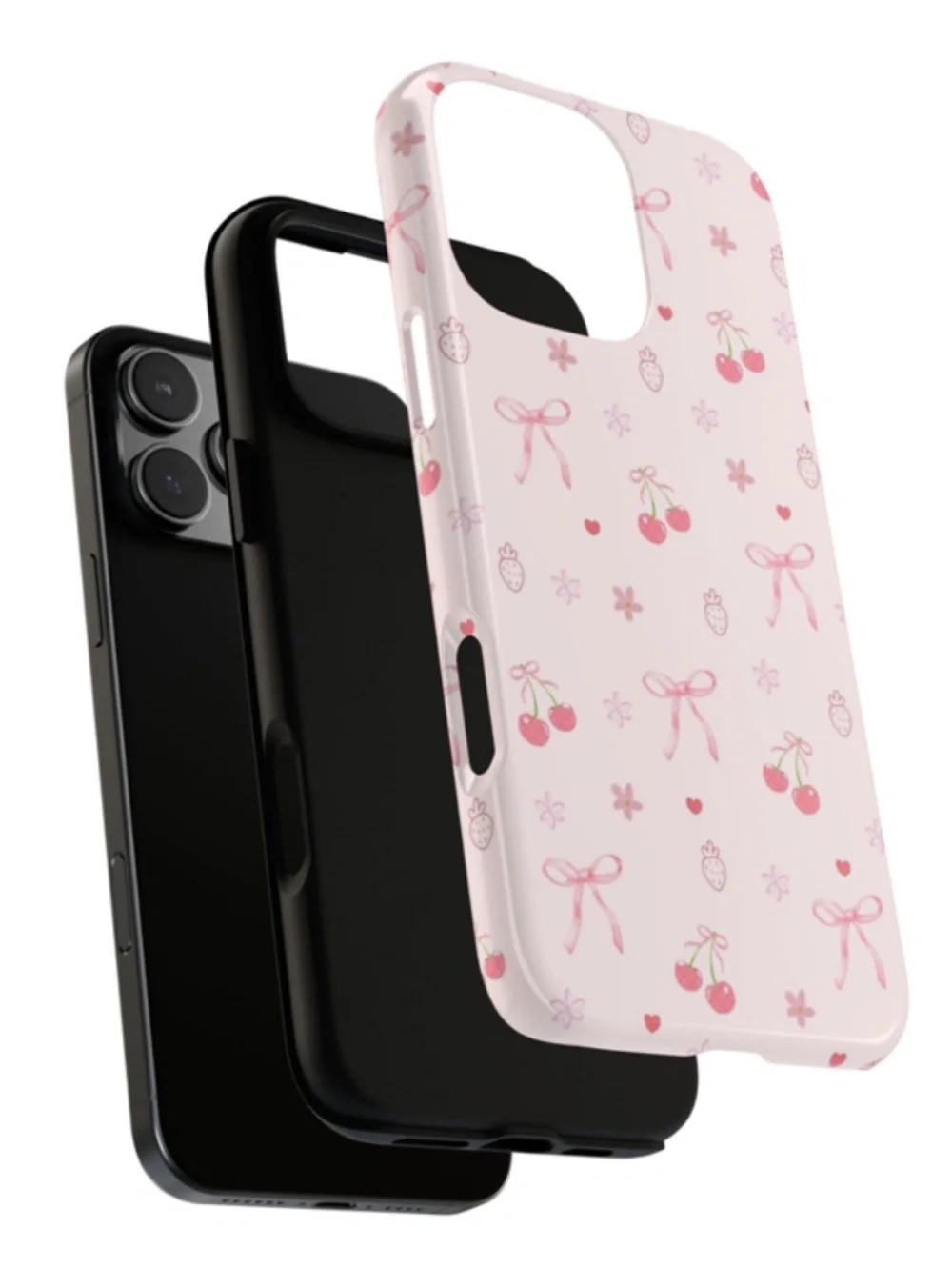 Cherry Bows Cute Phone Case for IPhone and Samsung